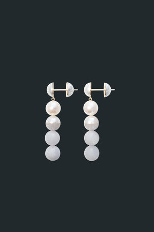 Sectional Earring - Lavender Jade