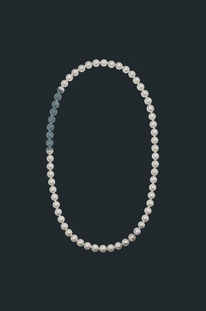 Sectional Pearl Necklace - Guatemalan Jade