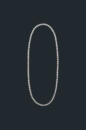 Sectional Pearl Necklace - Multi Color Pearls
