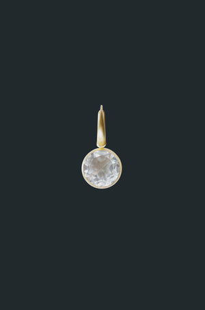 Fused Gems - Round Bold Earring