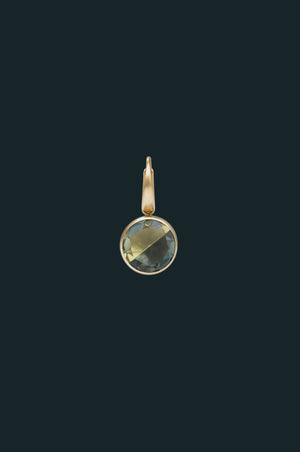 Fused Gems - Round Bold Earring