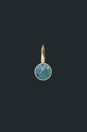 Fused Gems - Round Bold Earring
