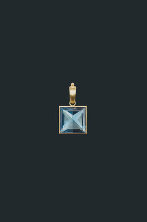 Fused Gems - Square Bold Necklace Pendant Top