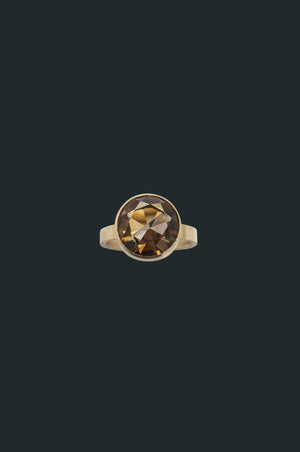 Fused Gems - Round Bold Ring