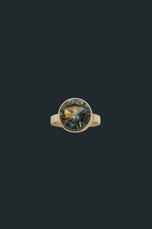 Fused Gems - Round Bold Ring