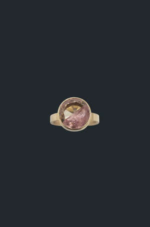 Fused Gems - Round Bold Ring