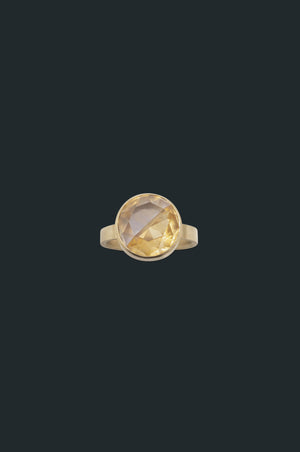 Fused Gems - Round Bold Ring