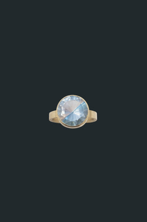 Fused Gems - Round Bold Ring